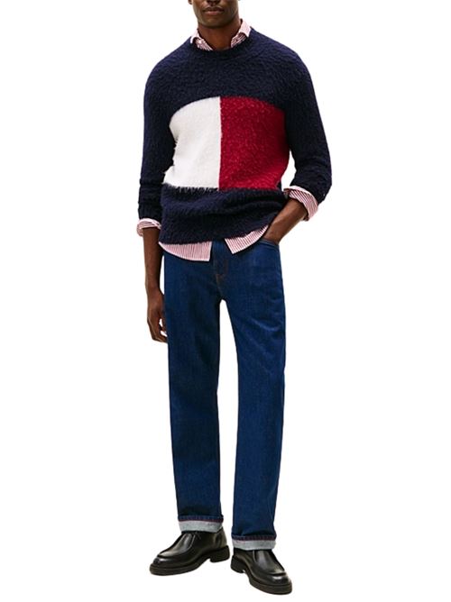 Maglione con bandiera in misto alpaca Tommy Hilfiger | MW0MW41322DW5